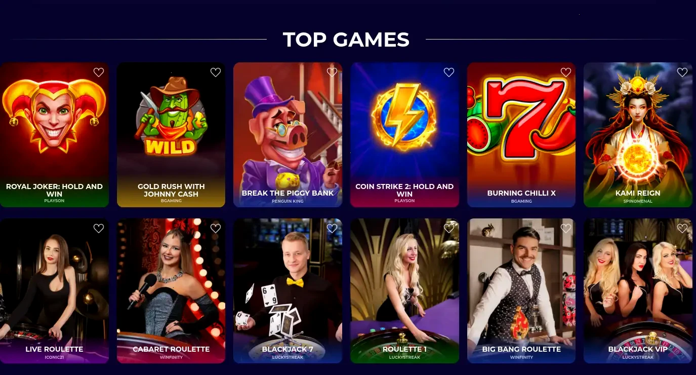 Zodiac Casino Spielauswahl und Bonusangebote